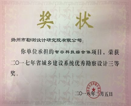 2018年智谷科技綜合體項目獲獎證書.jpg